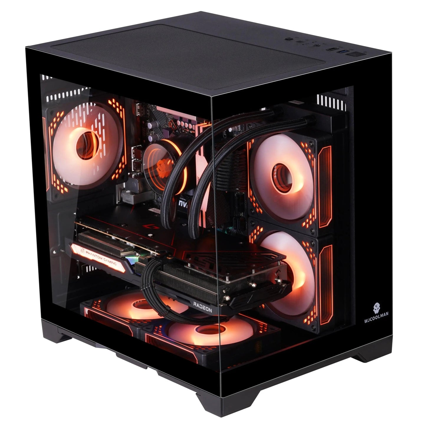 SK Gaming RGB Desktop Tower PC- AMD Ryzen 5 5500/ 16 GB RAM / 1TB SSD /Nvidia GeForce RTX 5060 / Windows 11 Pro