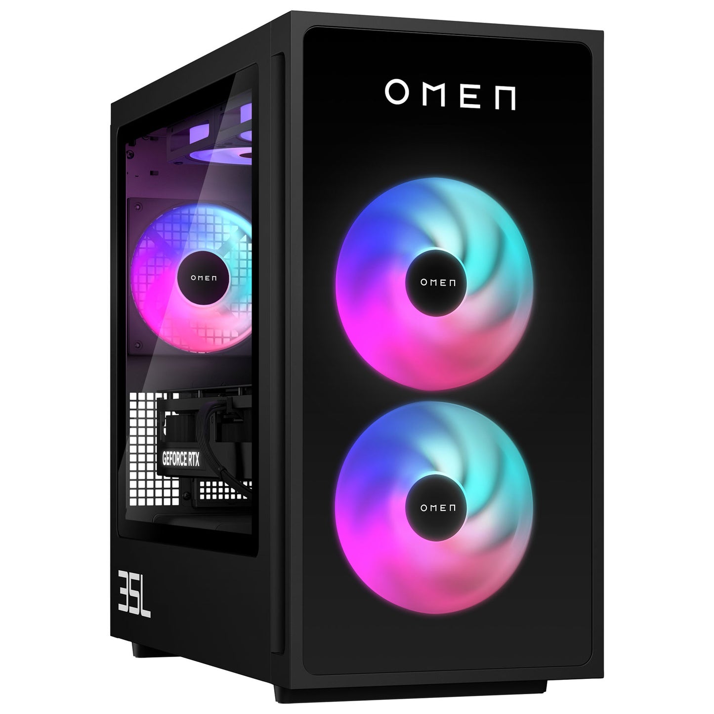 HP Omen 35L Gaming PC (Intel Core Ultra 7-265F/32GB RAM/2TB SSD/GeForce RTX 5070/Windows 11)