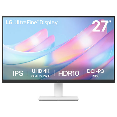 LG UltraFine Monitor 27" 4K UHD 60Hz 5 ms IPS Monitor (27US500-W)