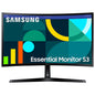 Samsung Essential S3 24" FHD 100Hz 4ms GTG Curved VA LED Monitor (LS24D368GANXZA)